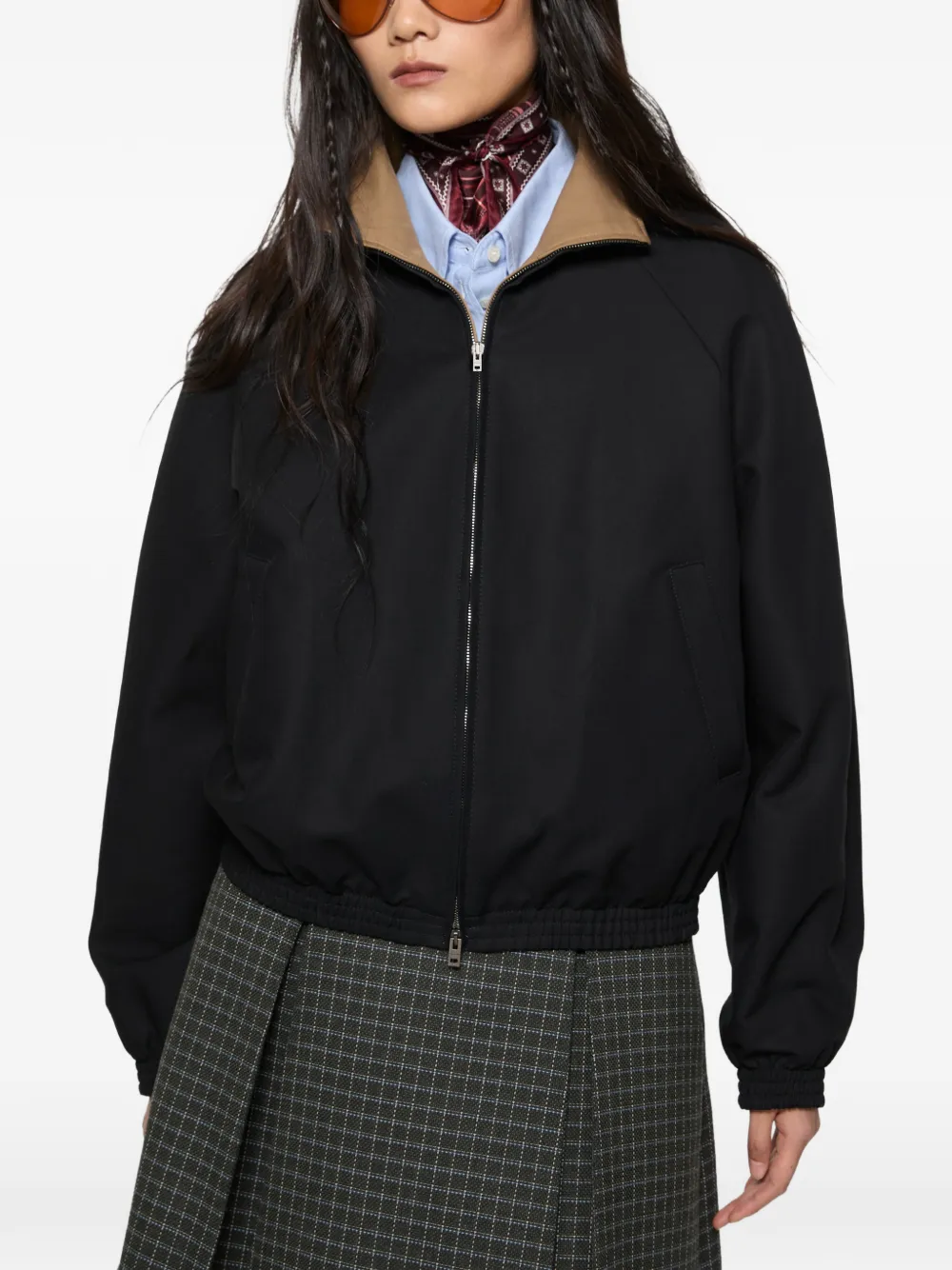 Acne Studios Jack met rits Zwart