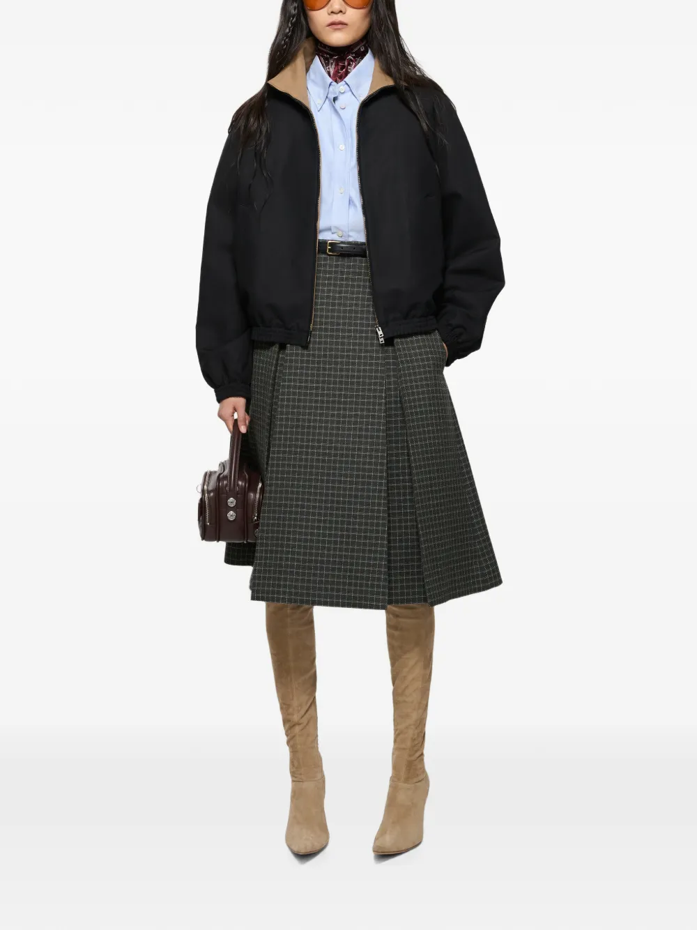 Acne Studios Jack met rits Zwart