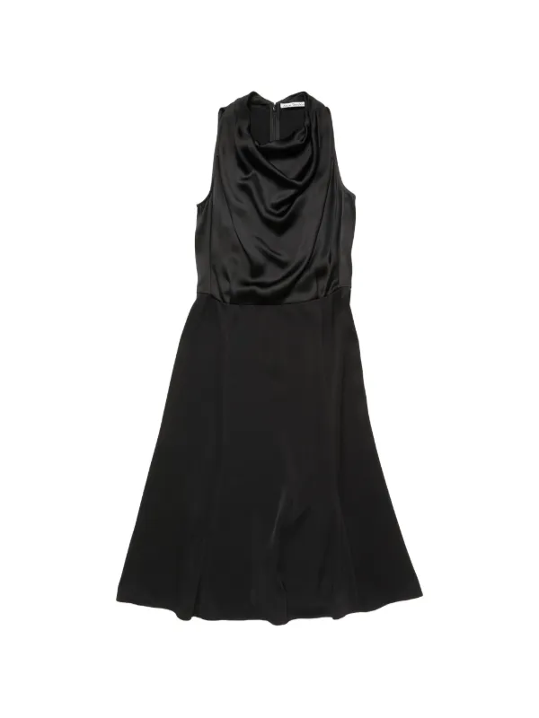 Acne Studios Cowl-neck Sleeveless Dress in Black