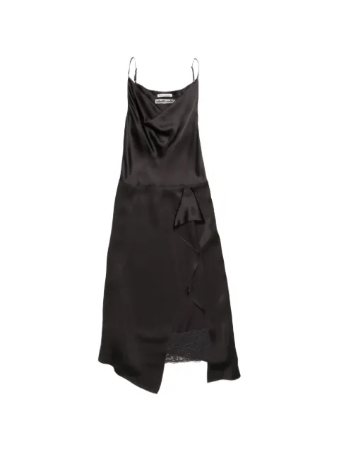 Acne Studios shiny satin slip dress