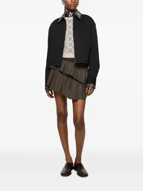 Acne Studios falda corta plisada