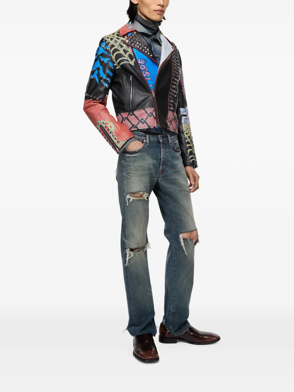 Acne Studios Re-Edition jeans 1996M mid-waist straight Blauw
