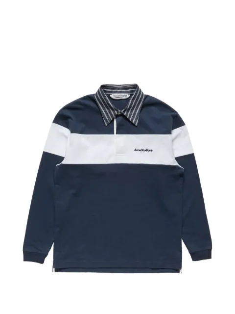 Acne Studios striped polo sweatshirt