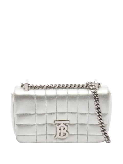 Burberry Pre-Owned bolsa crossbody Lola pequeña de piel de cordero capitonada y metalizada 2018-2023