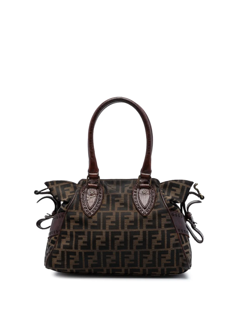Fendi Pre-Owned 2000-2010 Zucca Canvas Etniko handbag - Braun