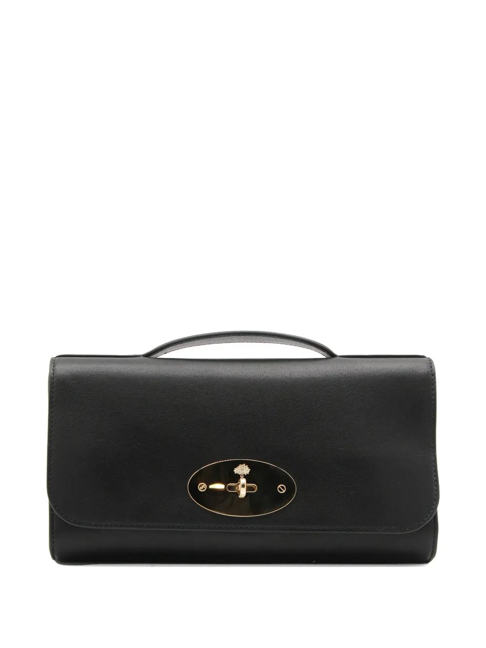 Mulberry Lily leather clutch bag - Nero