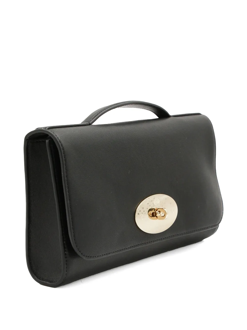 Mulberry Lily leren clutch Zwart
