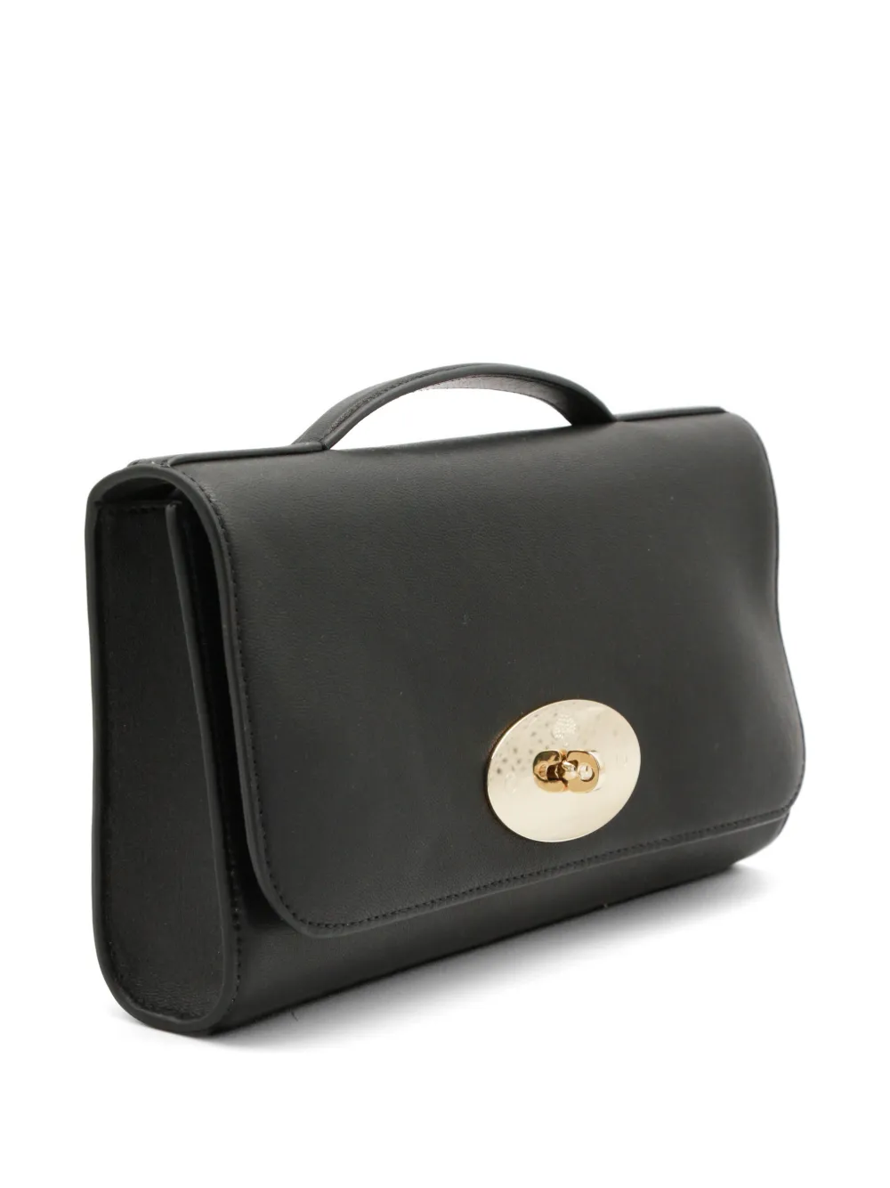 Mulberry Lily leren clutch Zwart