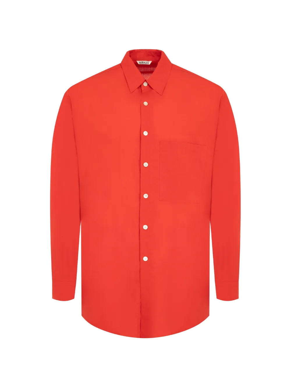 Auralee Cotton Lawn Shirt In Multi
