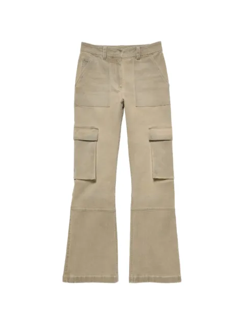 Acne Studios pantalon cargo à coupe évasée