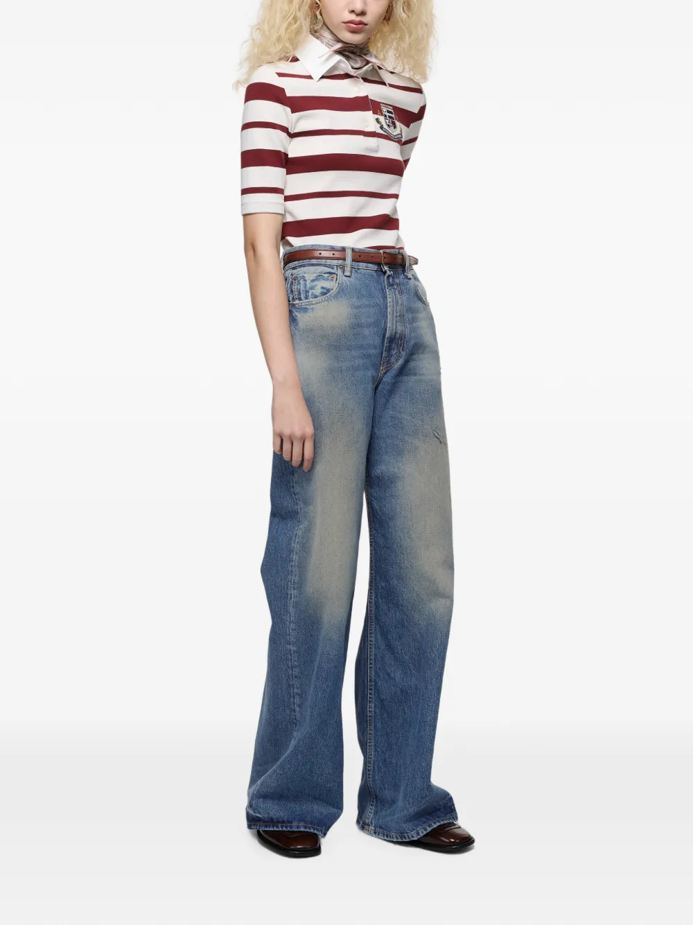 Acne Studios Straight jeans Blauw