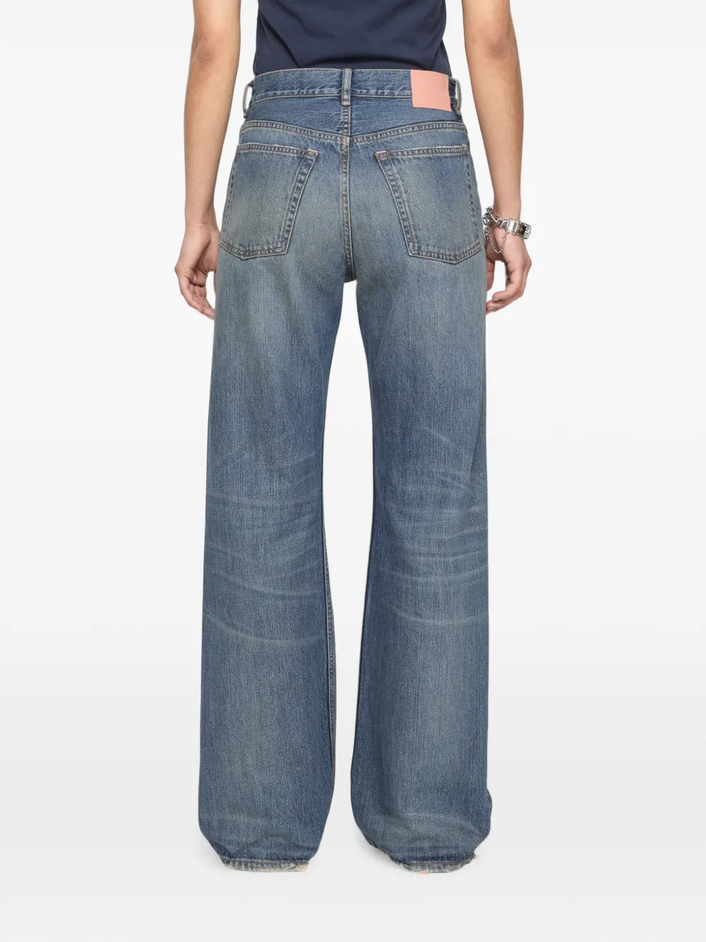 Acne Studios Straight jeans Blauw