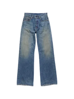 【5】Acne Studios ダメージデニムパンツ ジーンズ Acne Studios ダメージ ジーンズ | ブルー | FARFETCH JP