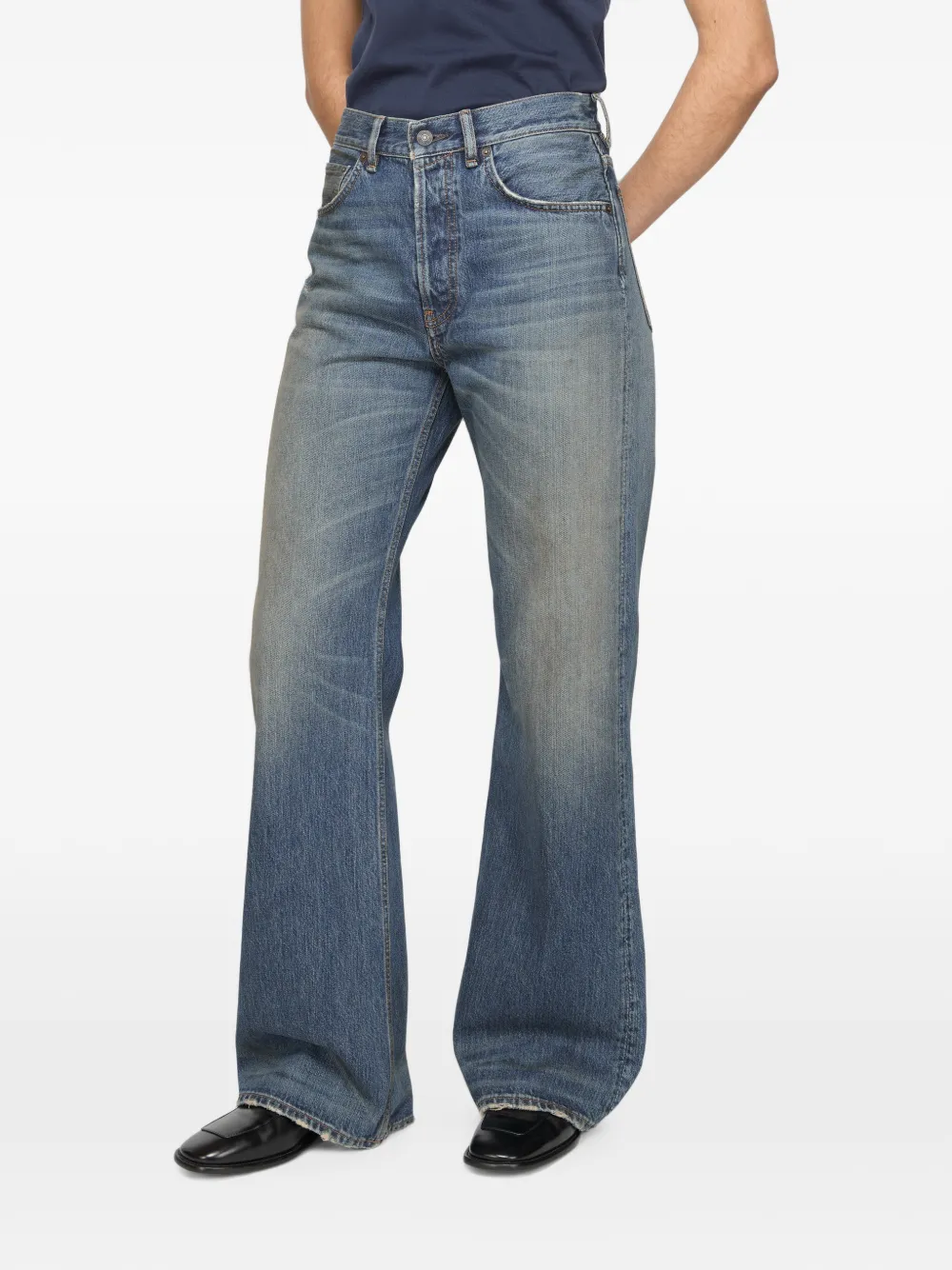 Acne Studios Straight jeans Blauw