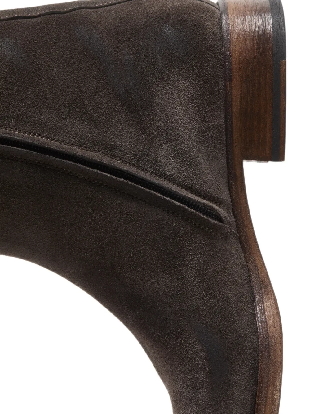 Acne Studios Suède enkellaarzen Grijs