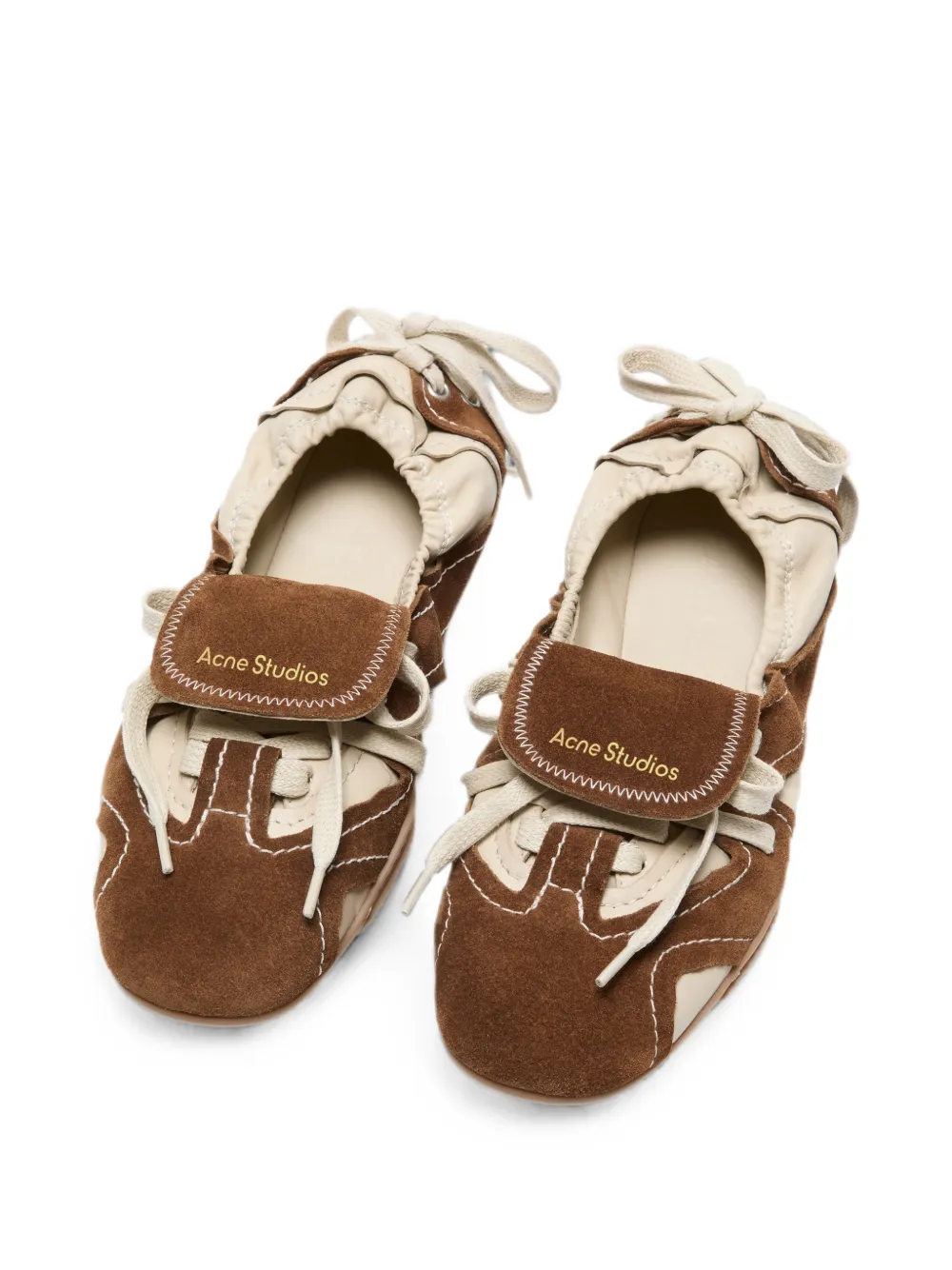Acne Studios suede lace-up shoes Bruin