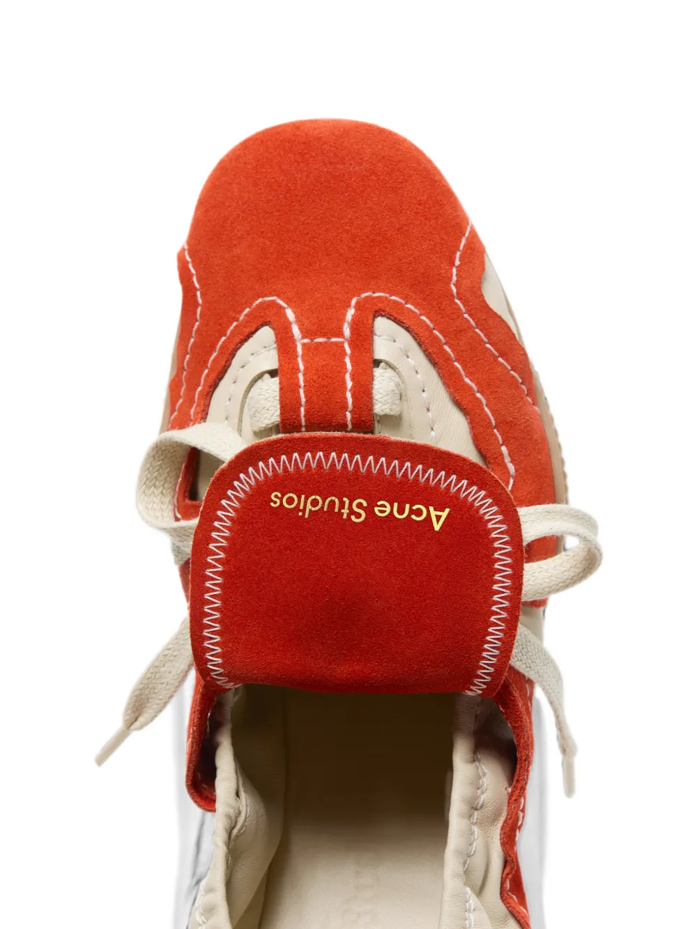 Acne Studios Suède veterschoenen Oranje