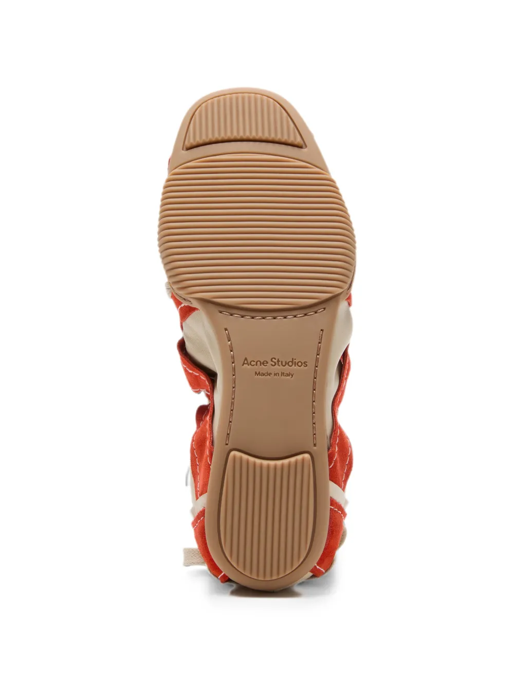 Acne Studios Suède veterschoenen Oranje