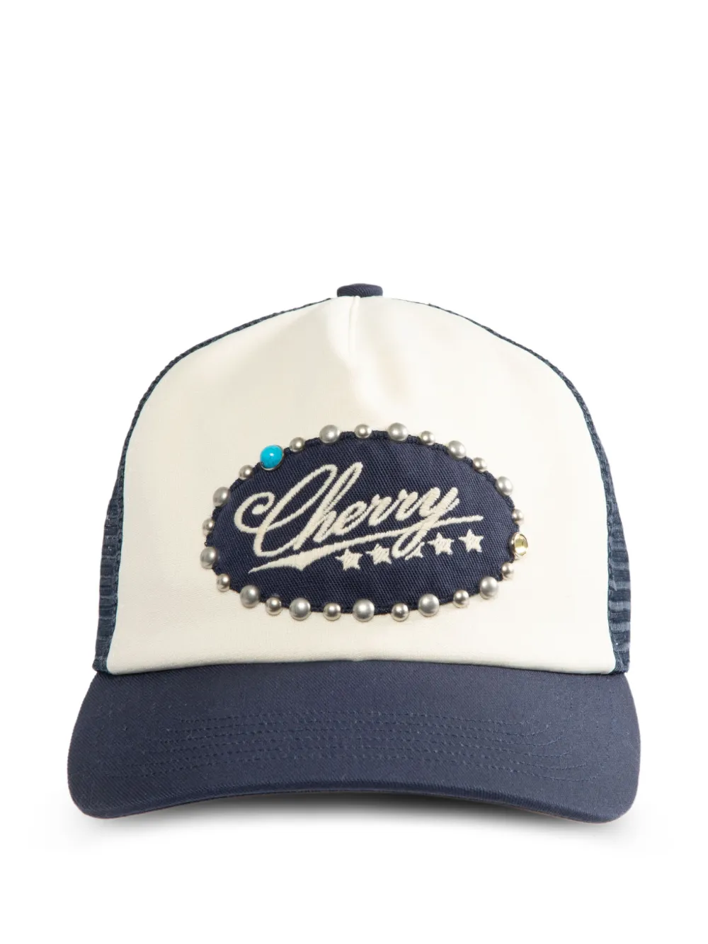 Cherry LA 5 Star studded trucker cap - Blu