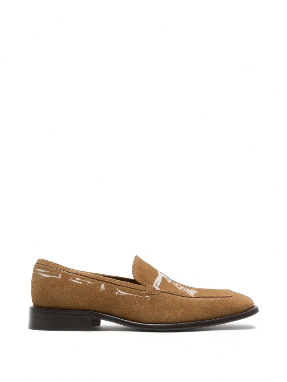 Acne Studios printed suede loafers Bruin