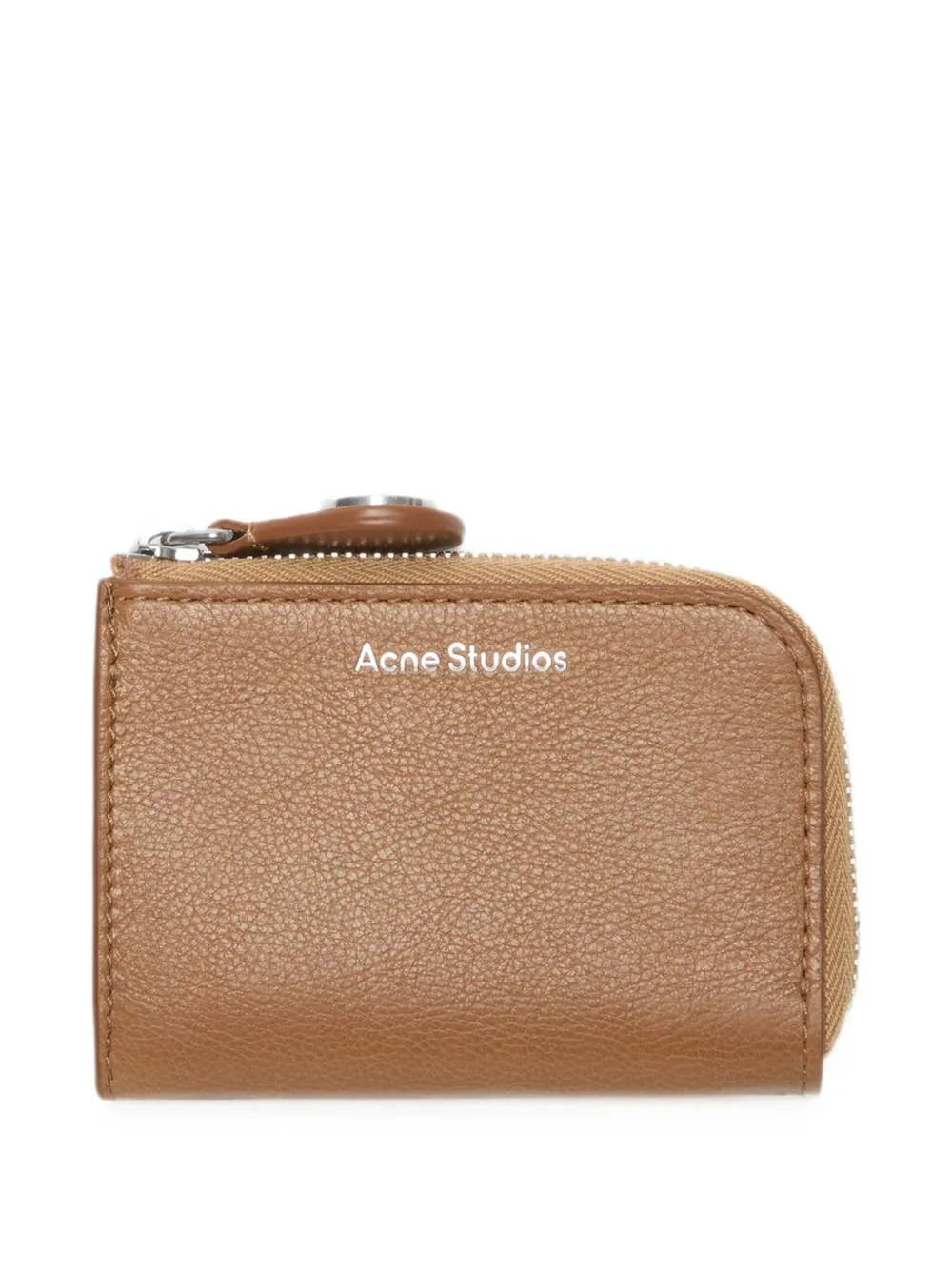 Acne Studios compact zip wallet - Toni neutri