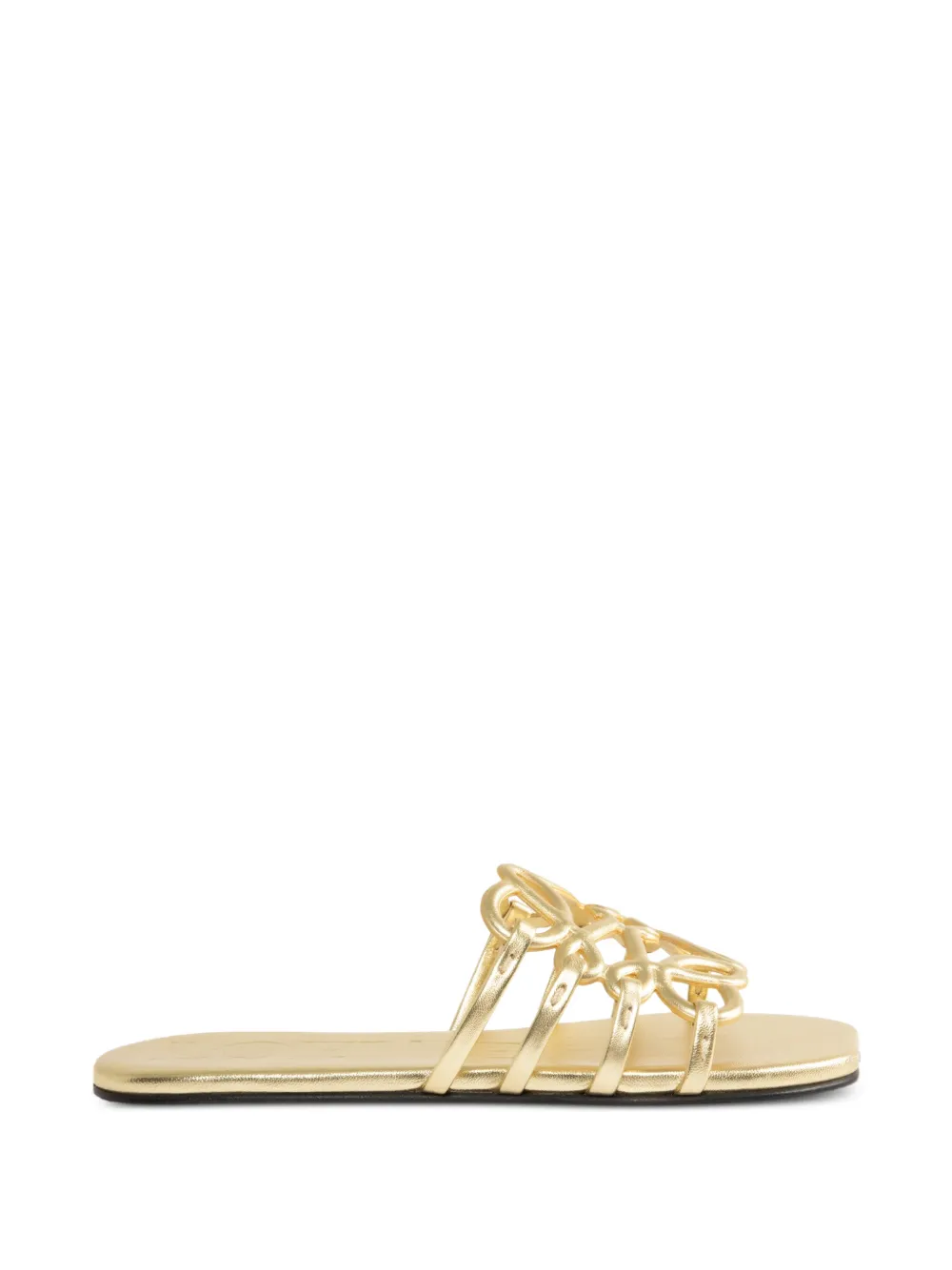 LOEWE Petal Anagram sandals Goud