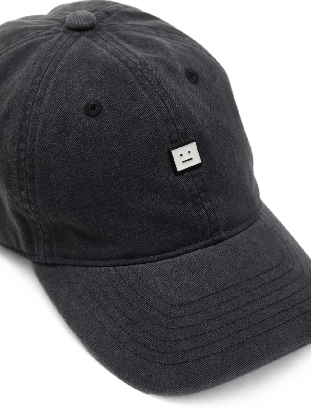 Acne Studios Face pet met studs Zwart