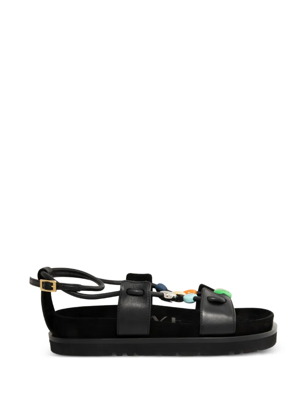 LOEWE beaded sandals Zwart