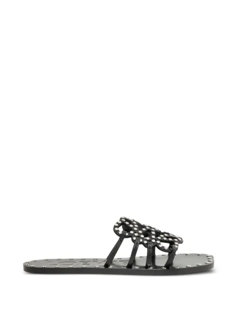 LOEWE Petal Anagram studded sandals