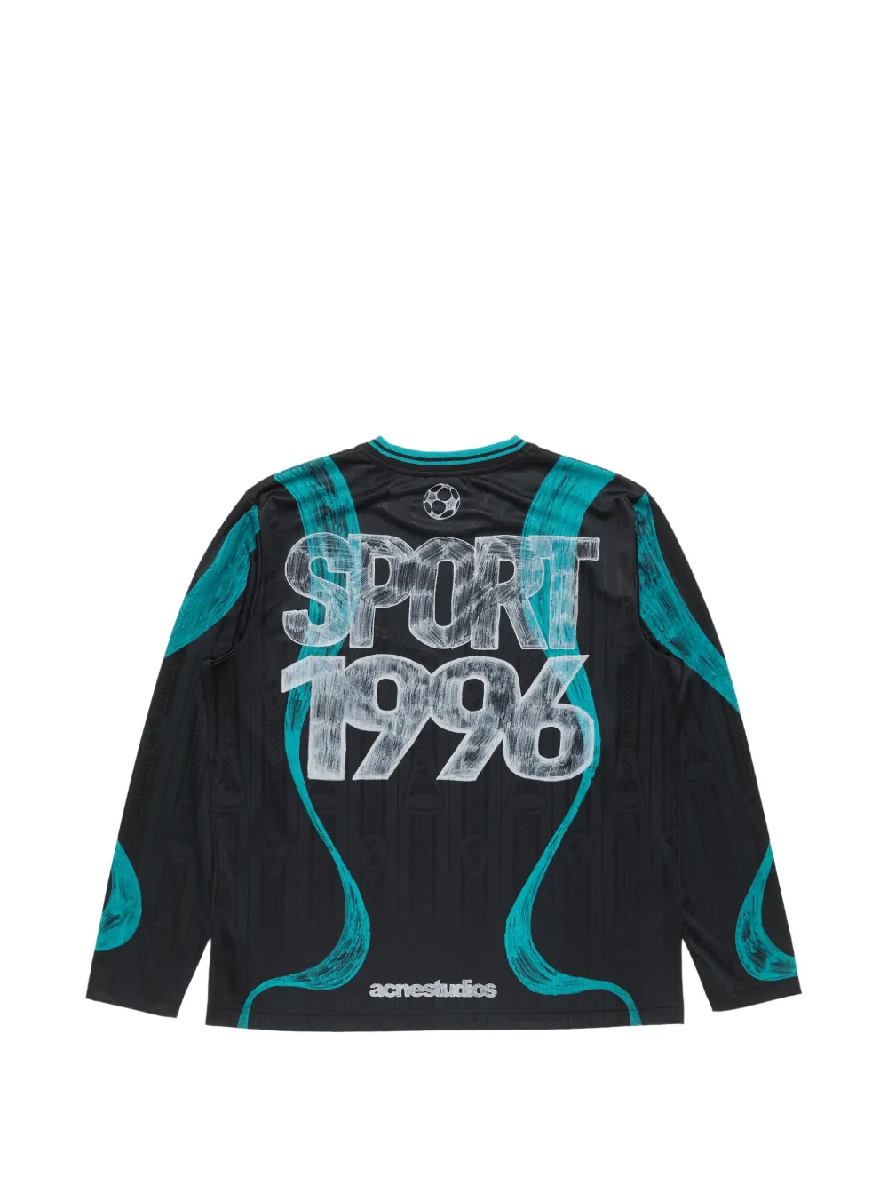 Acne Studios Sports Jersey Graphic T-shirt | Black | FARFETCH ZA