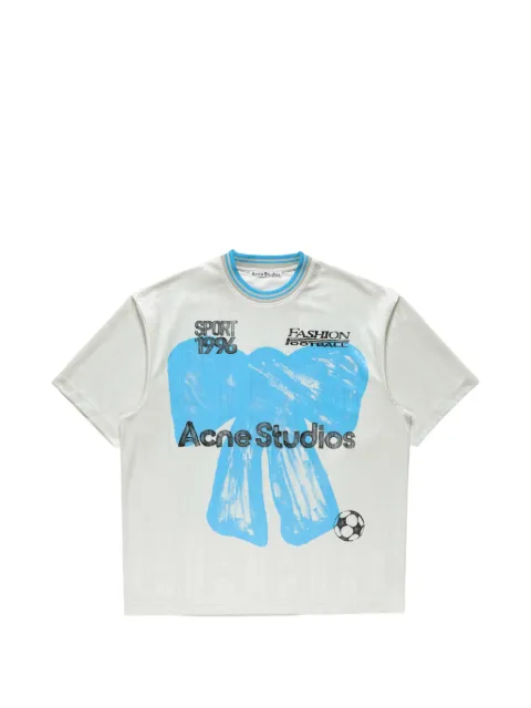 Acne Studios sports jersey graphic T-shirt