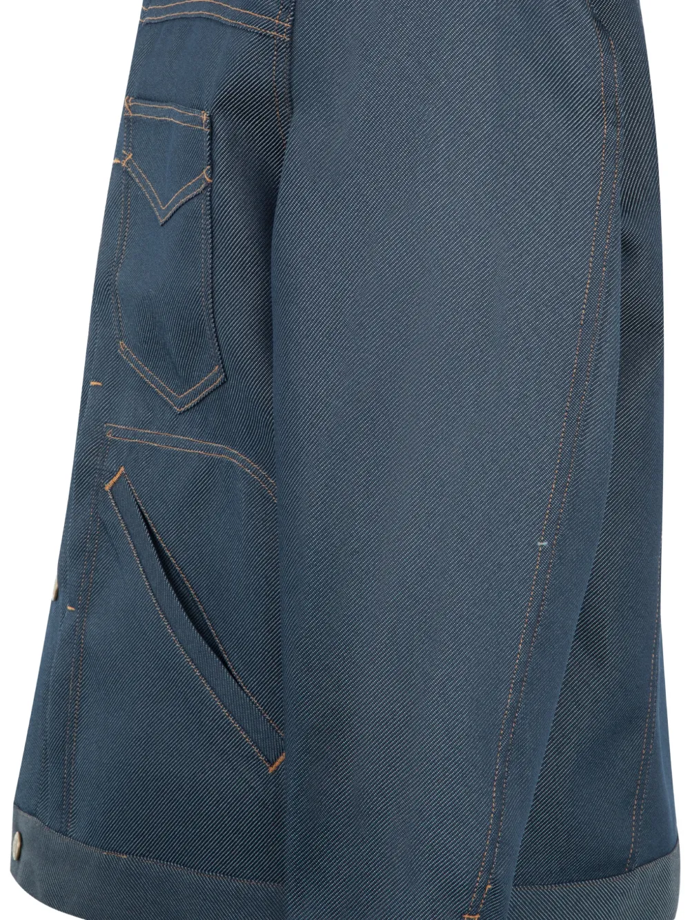 Needles Penny twill denim jack Blauw