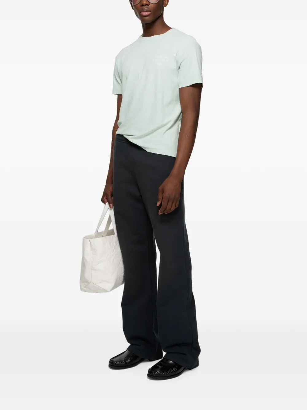 Acne Studios T-shirt met logoprint Groen