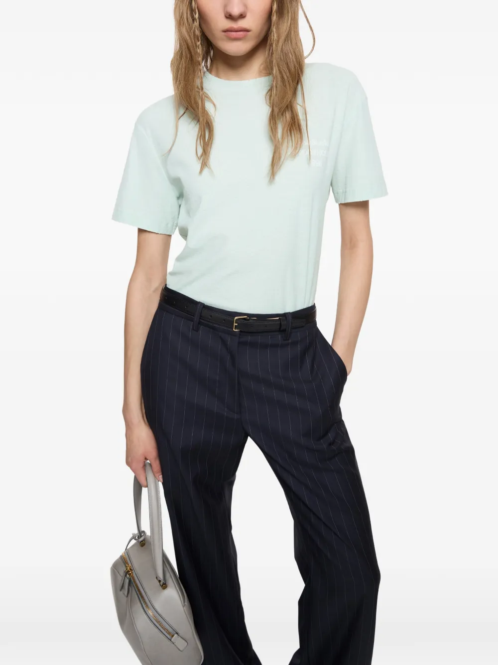Acne Studios T-shirt met logoprint Groen