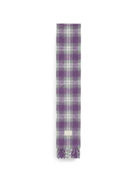 Acne Studios fringed alpaca-wool scarf