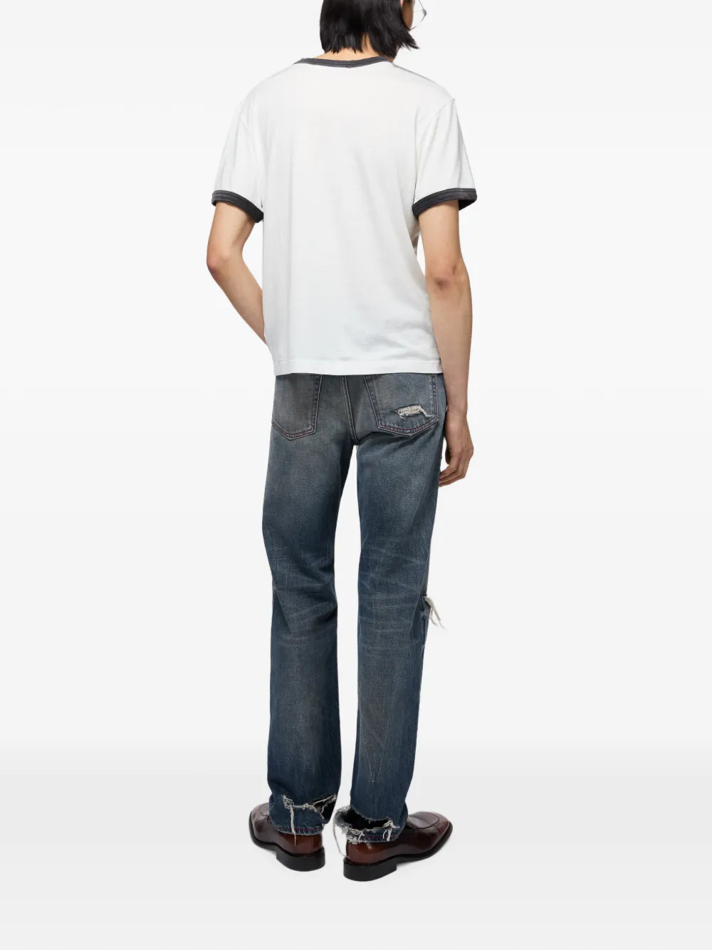 Acne Studios T-shirt met grafische print Wit