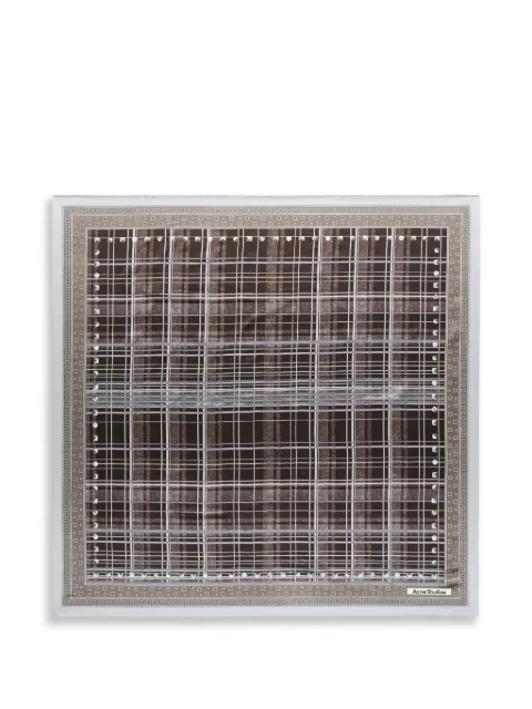 Acne Studios check scarf