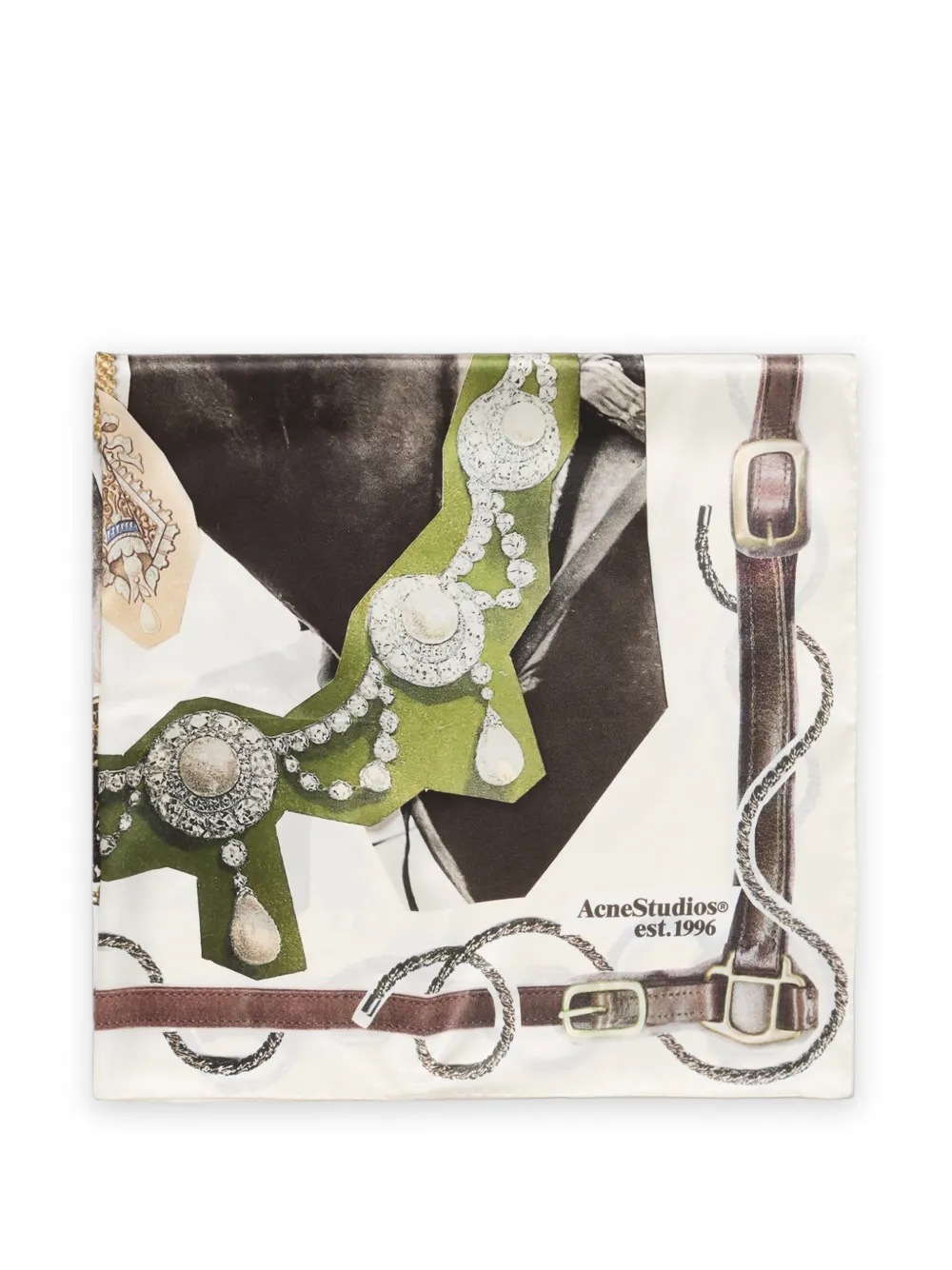 Acne Studios Foulard con stampa - Toni neutri