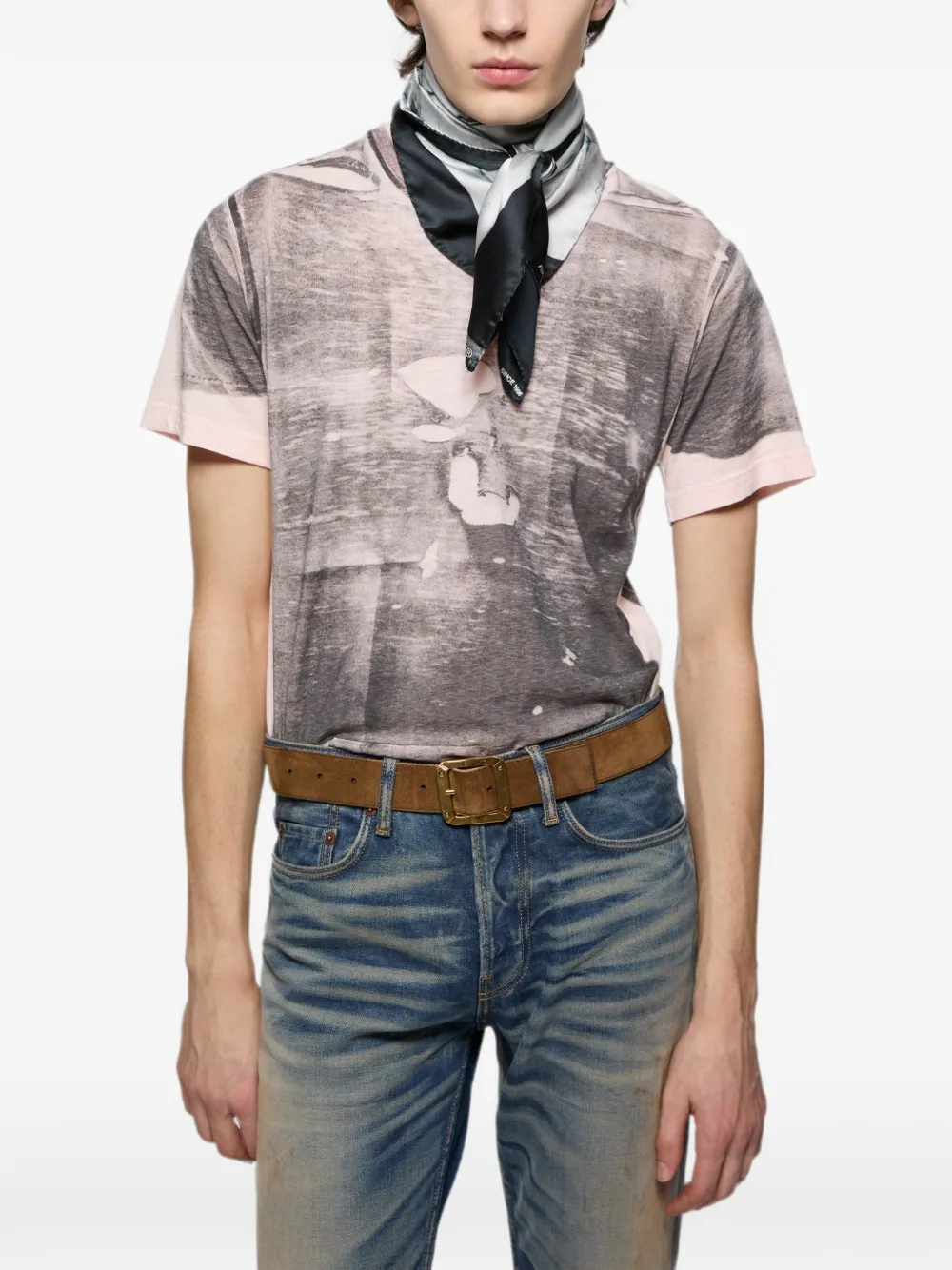 Acne Studios Zijden sjaal Wit