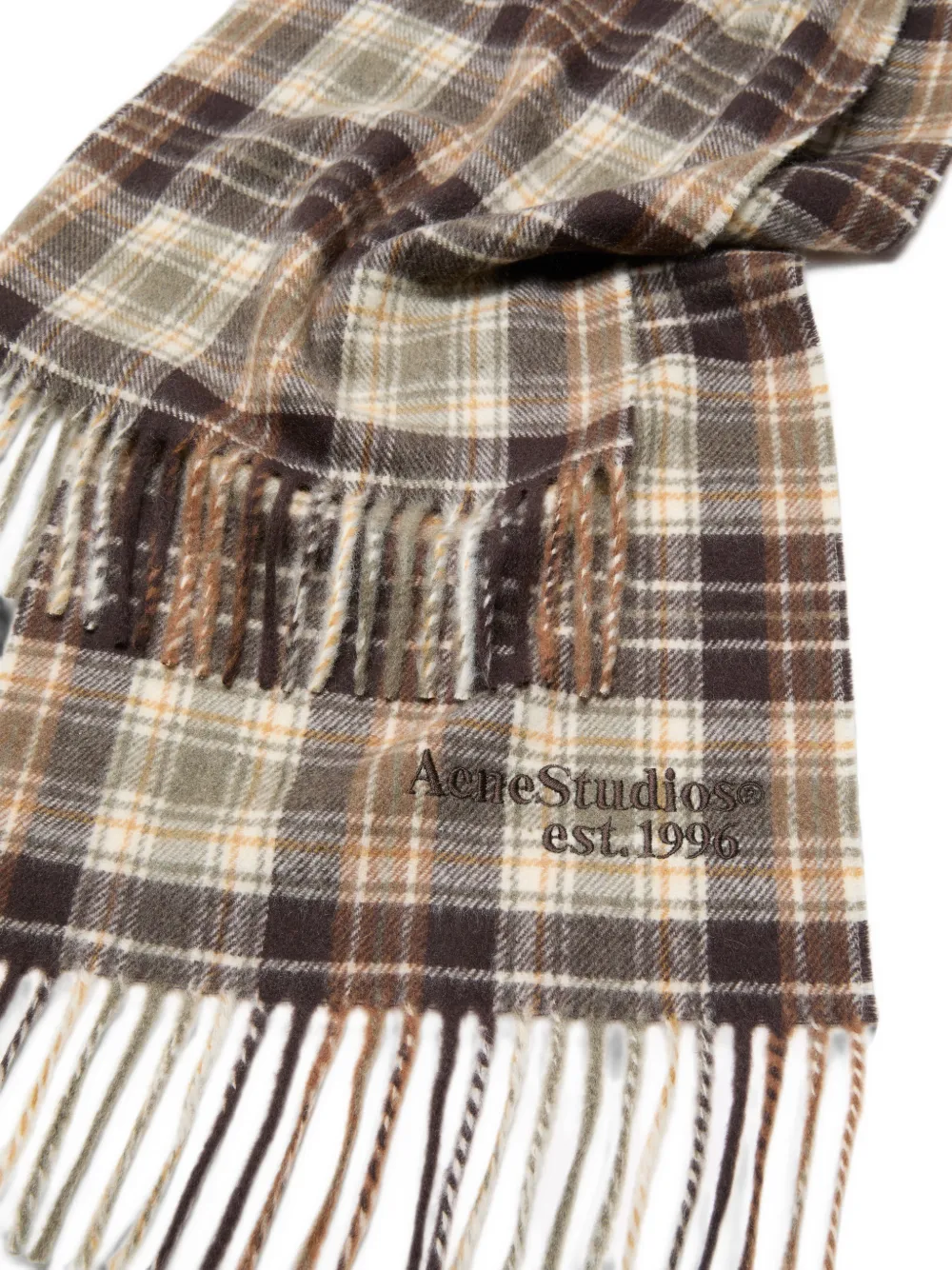 Acne Studios Kasjmier sjaal Bruin