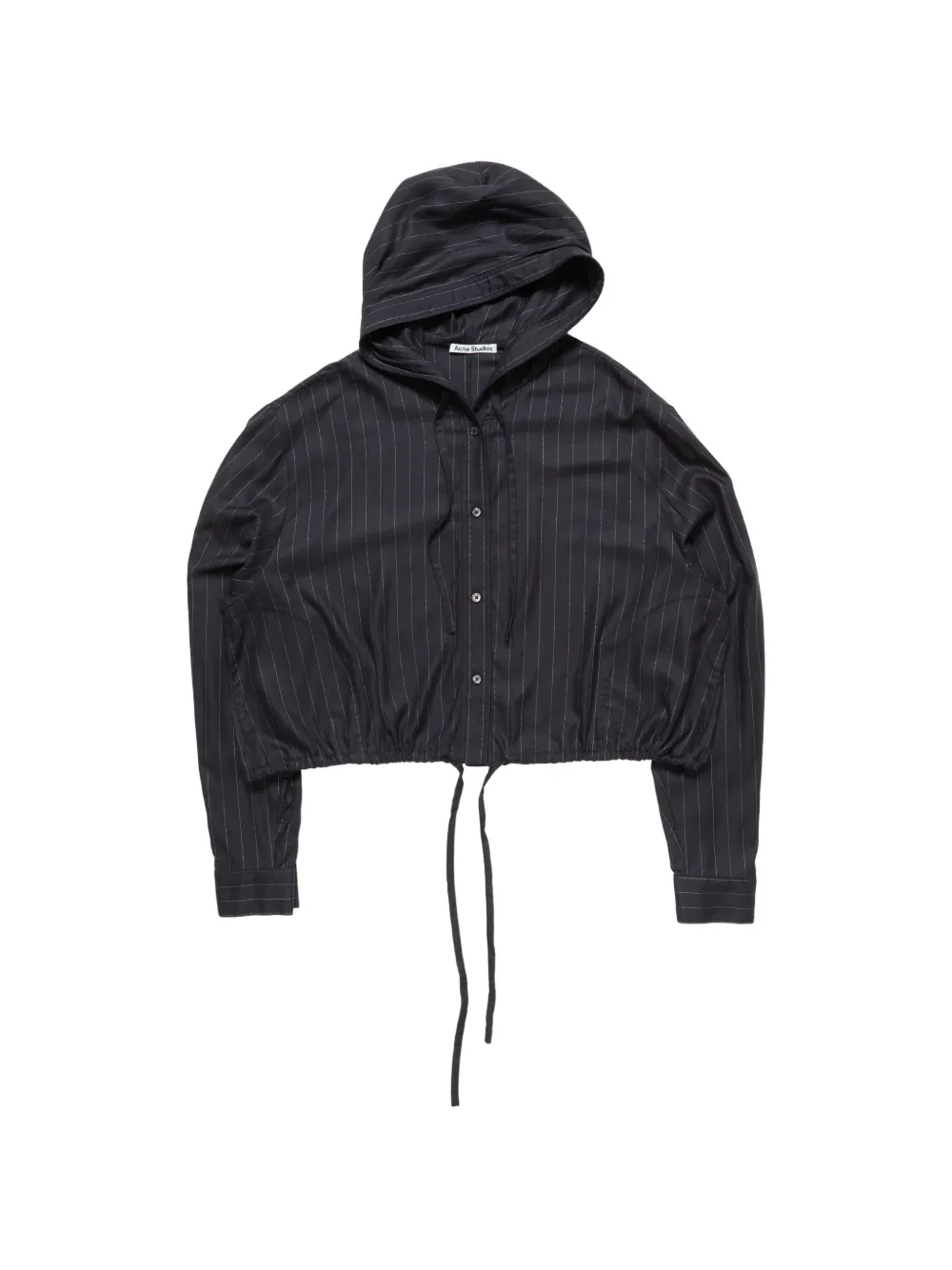 Acne Studios button-up wool overshirt - Blu