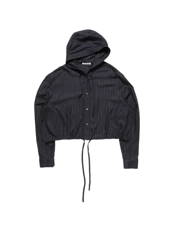 Acne Studios Button-up Wool Overshirt in Blue