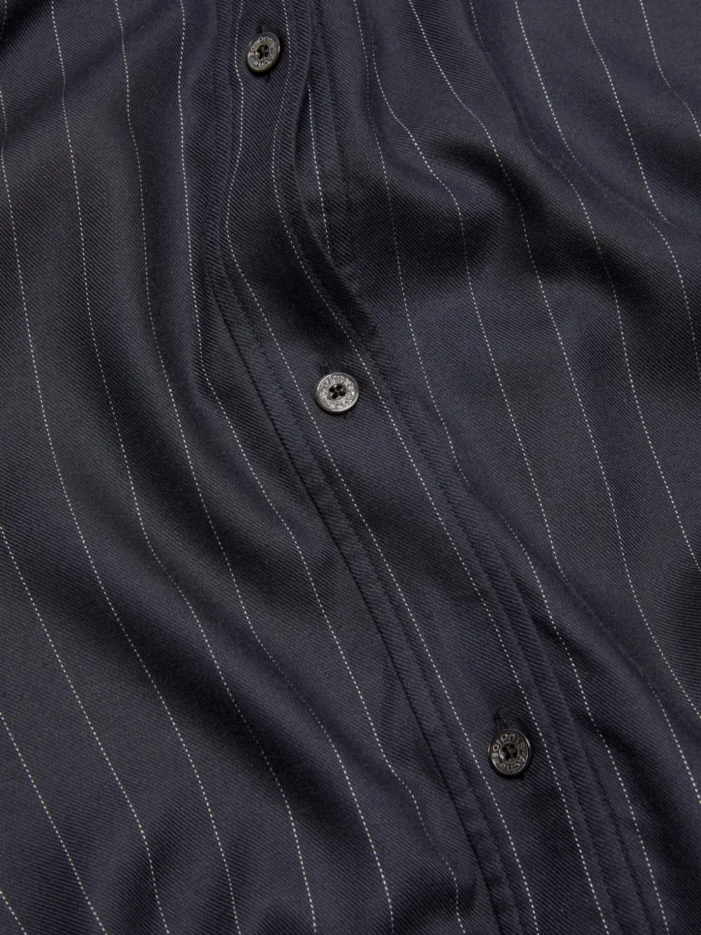 Acne Studios Button-up Wool Overshirt in Blue, view 5