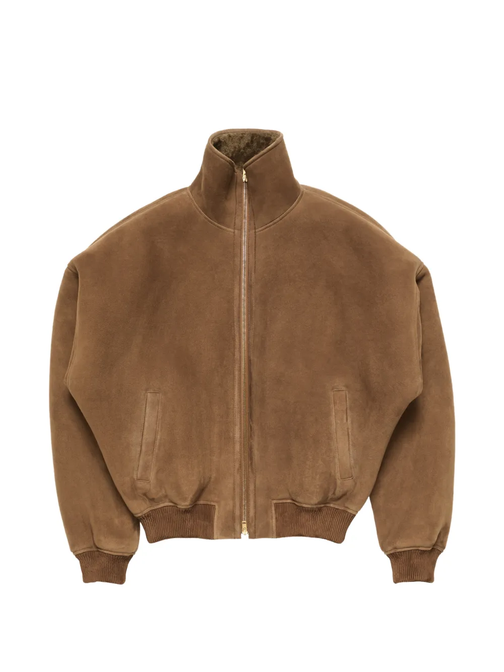 Acne Studios Bomberjacke aus Shearling - Braun