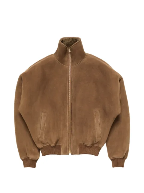 Acne Studios veste bomber en peau lainée
