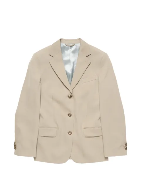 Acne Studios layered wool suit jacket