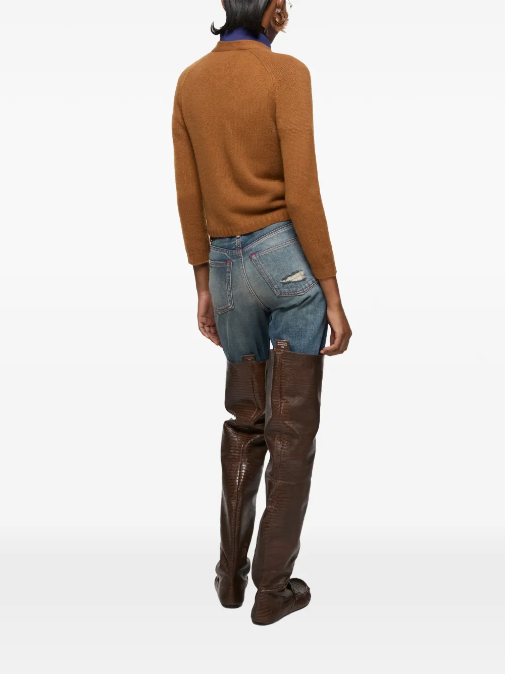 Acne Studios Kasjmier vest Bruin