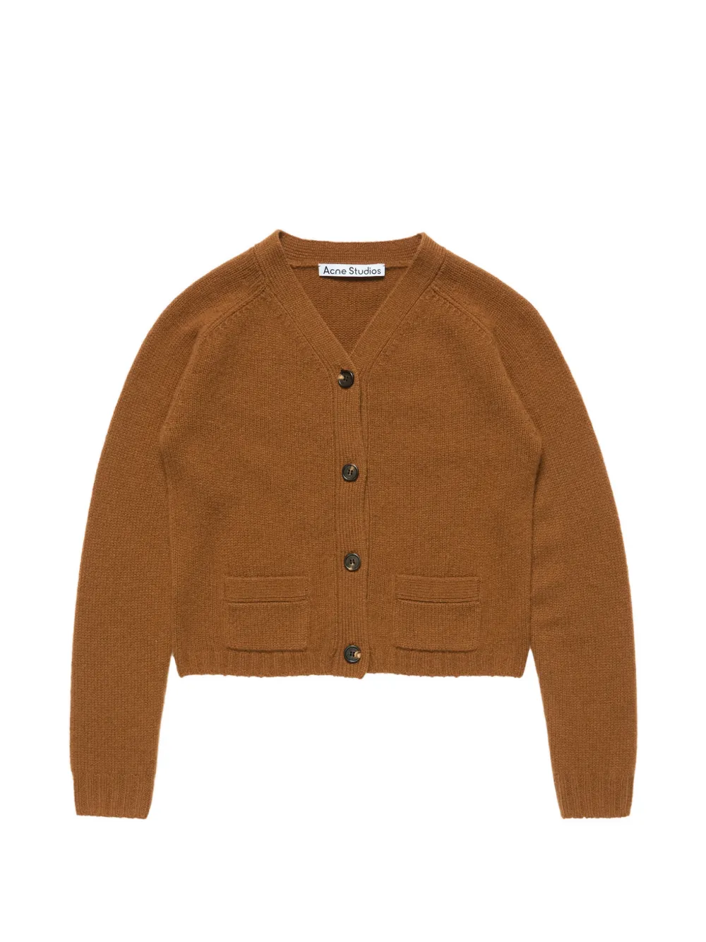 Acne Studios cashmere V-neck cardigan - Brown
