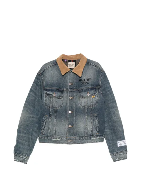 GALLERY DEPT. Santa Fe contrast-collar denim jacket
