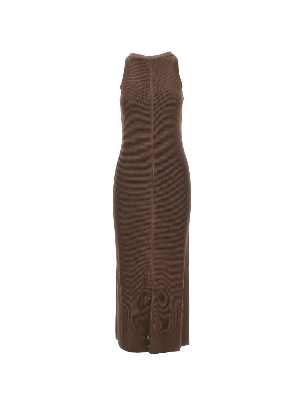 LouLou de Saison Pablo ribbed-knit maxi dress - Marrone